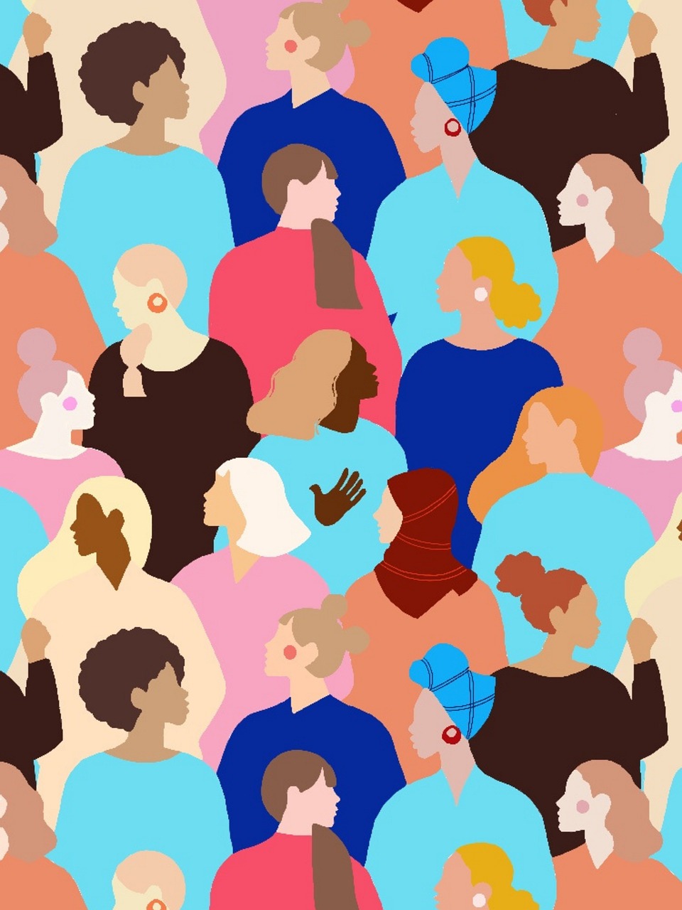 Group of women collaborating